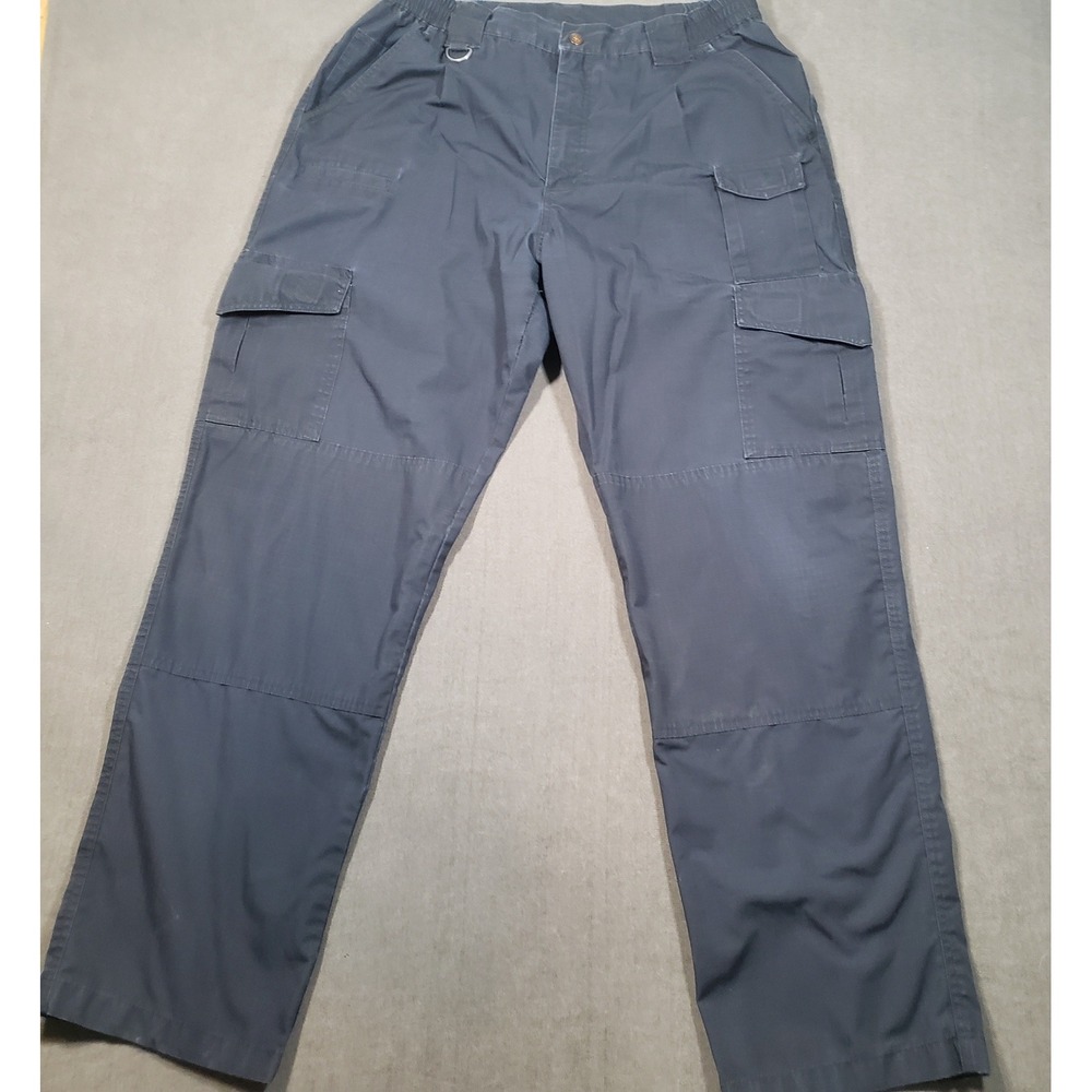 Propper Cargo Pants Mens 38x34 Navy Blue Ripstop Tactical Utility Trousers